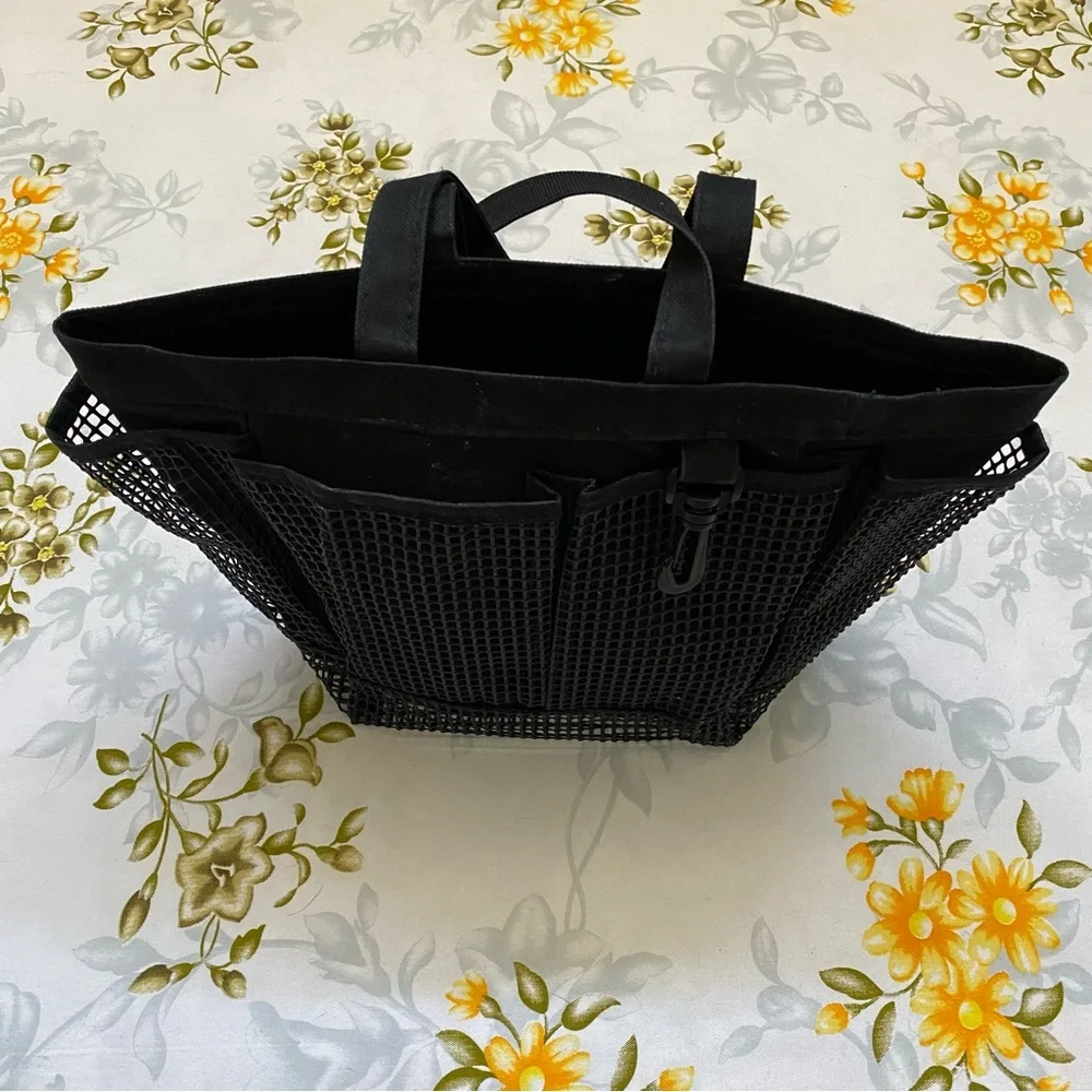 Black Mesh Shower Caddy